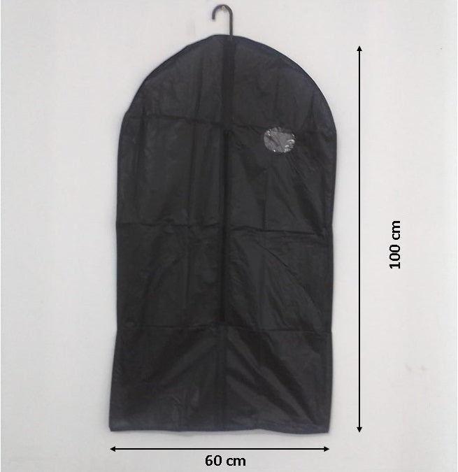 Black PEVA Plastic Suit Bag-Elevate your wardrobe management to new heights
