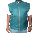 Reversible Nylon Body Warmer - Teal-1