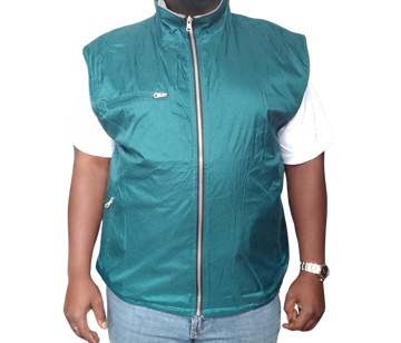 Reversible Nylon Body Warmer - Teal - 0