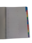 white A5 address book-2