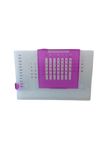 Purple perpetual calendar