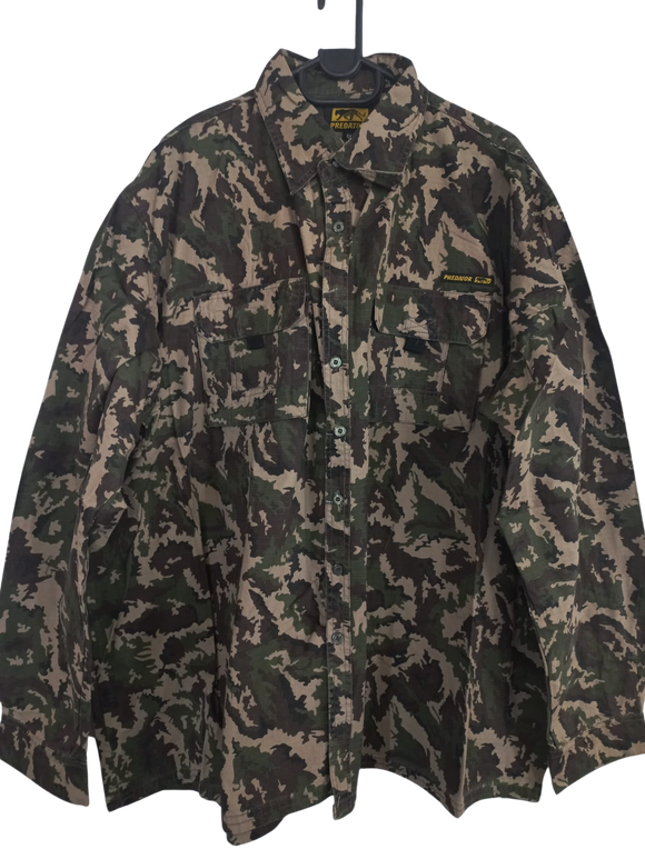 Long Sleeve Men's Outdoor Camo Shirt