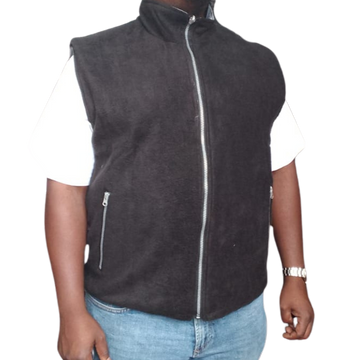 Reversible Nylon Body Warmer - Grey - 0