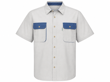 Safari Bush Shirt Two Tone - Stone & Mud - 0