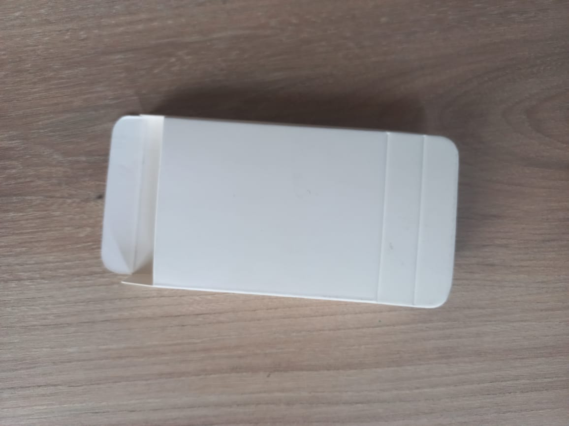 Matte White Branded Empty Box for Sewing Kit