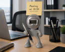 Grey Bendable Clockman with Clip-2