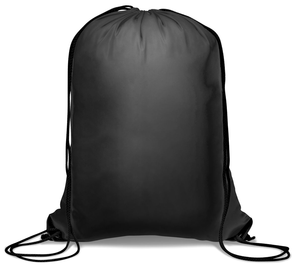 Buy black Classic Drawstring Polyester Backpack