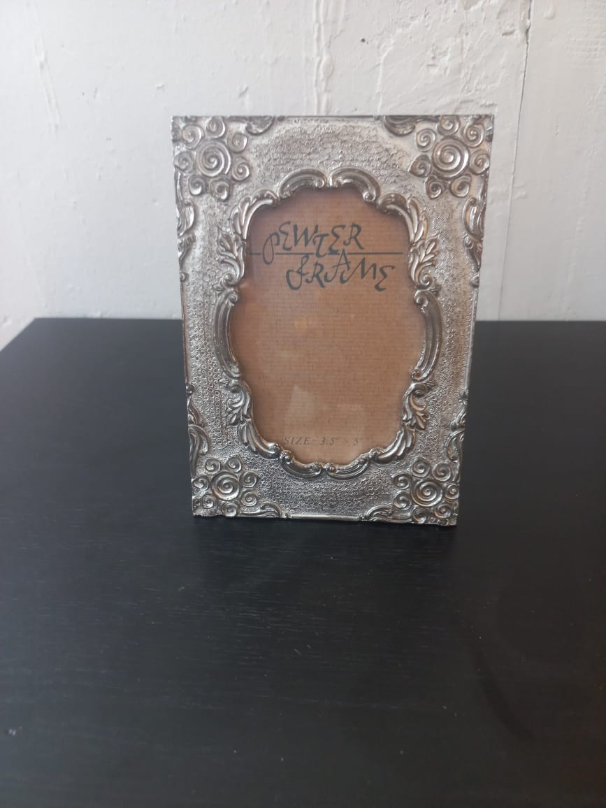 Pewter frame party party '3.5x5
