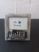Pewter frame 'Train'-1