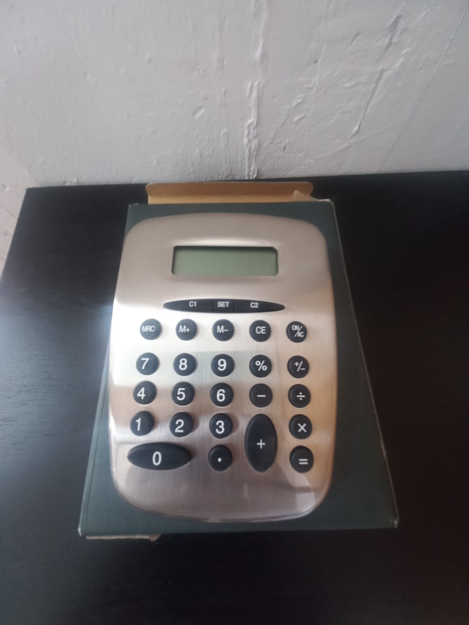 nickel satin 8 digit calculator - 0