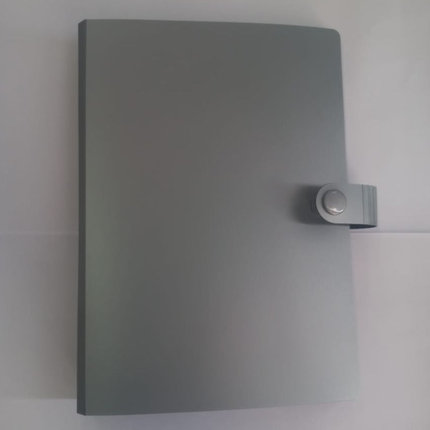 Silver A5 filofax