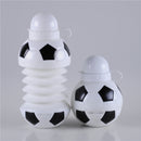 Expandable Soccer Ball-Shaped Water Bottle for Active Enthusiasts-4