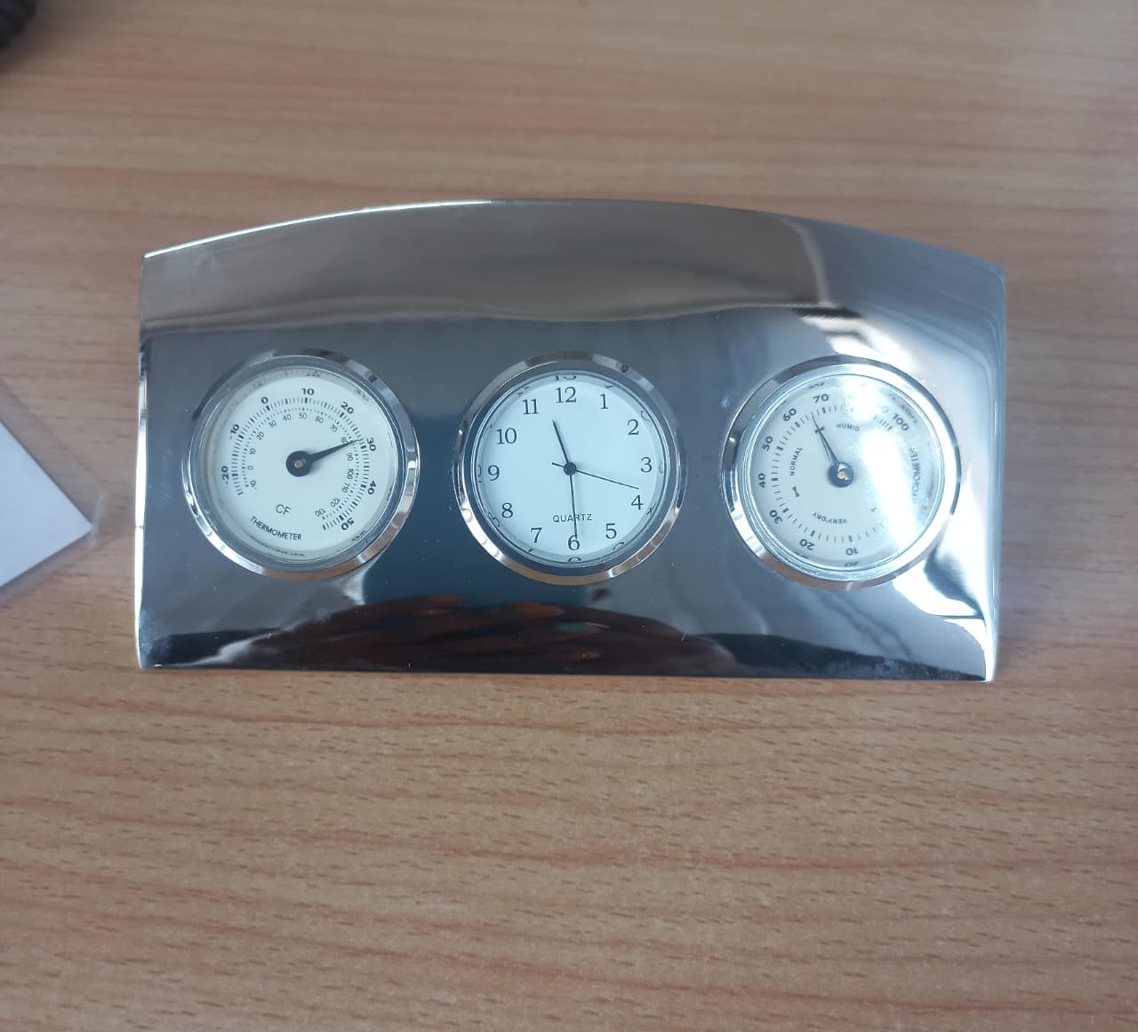 Nickel weather station  clock