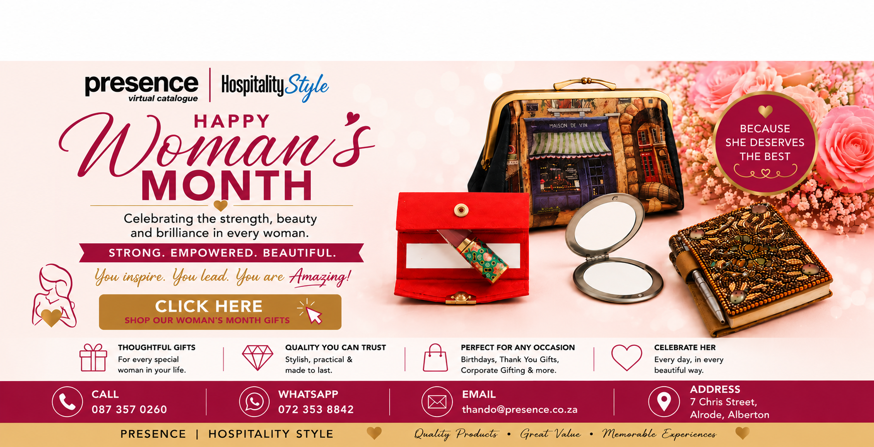Woman s month banner 30 july