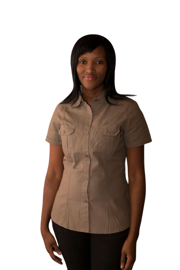 Ladies Safari Bush Shirts for Adventurous Style - Khaki - 0