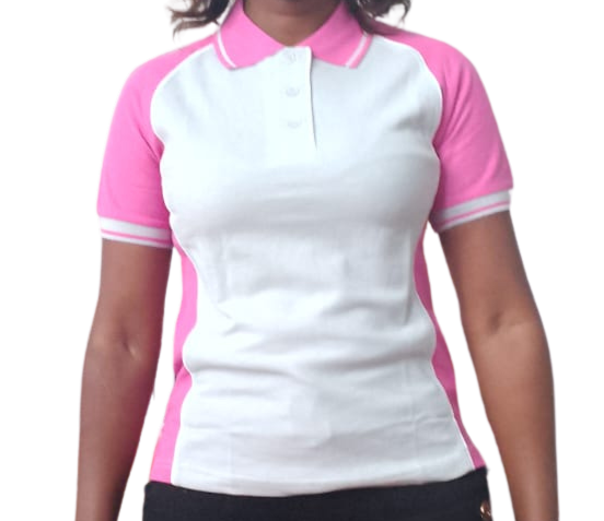 Ladies Two- Tone Golf Shirt