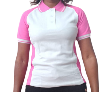 Ladies Two- Tone Golf Shirt