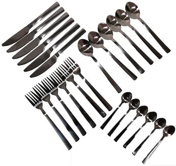 Stainless Steel Cutlery Set of 24