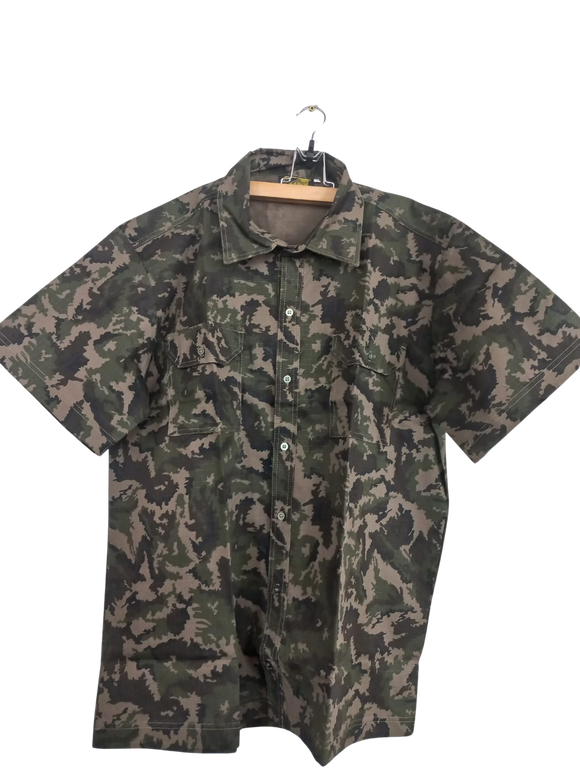 Men's Outdoor Camo Shirt: Durable, Breathable, and Versatile Apparel for Hunting, Camping, Hiking, and More!