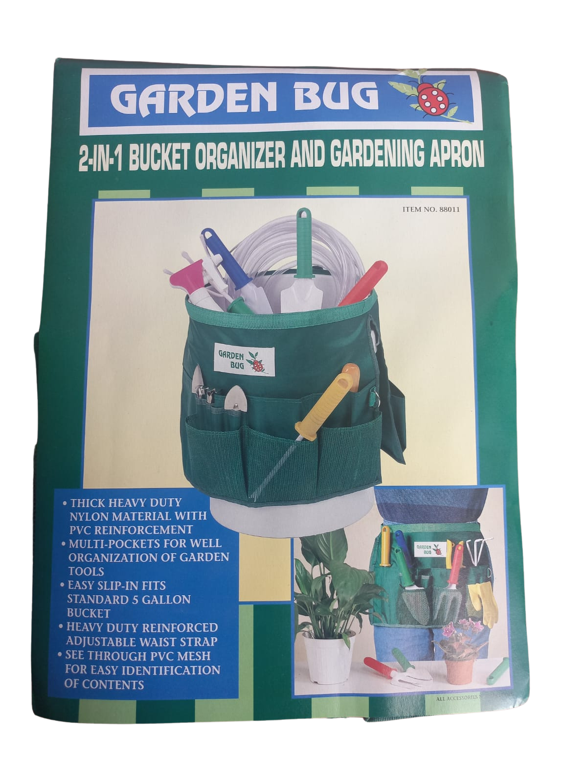 2-In-1 Bucket Organizer And Garden Apron