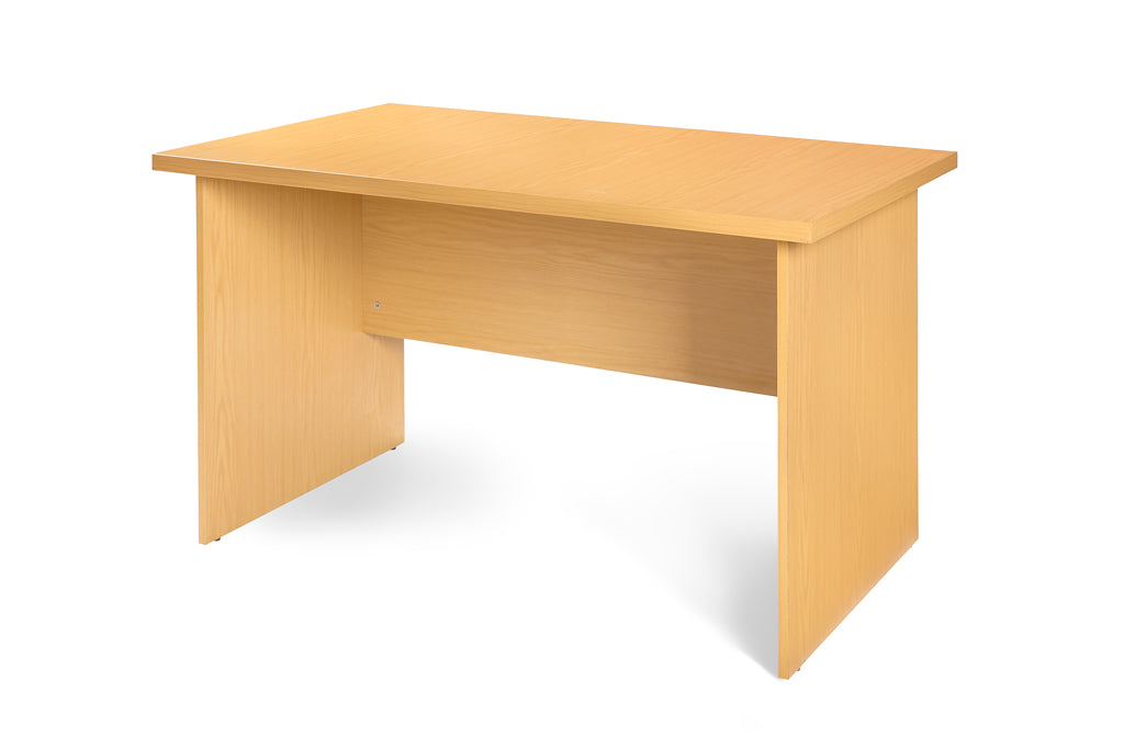 Home & Office Desk 1600x750mm with cable hole,Natural Oak