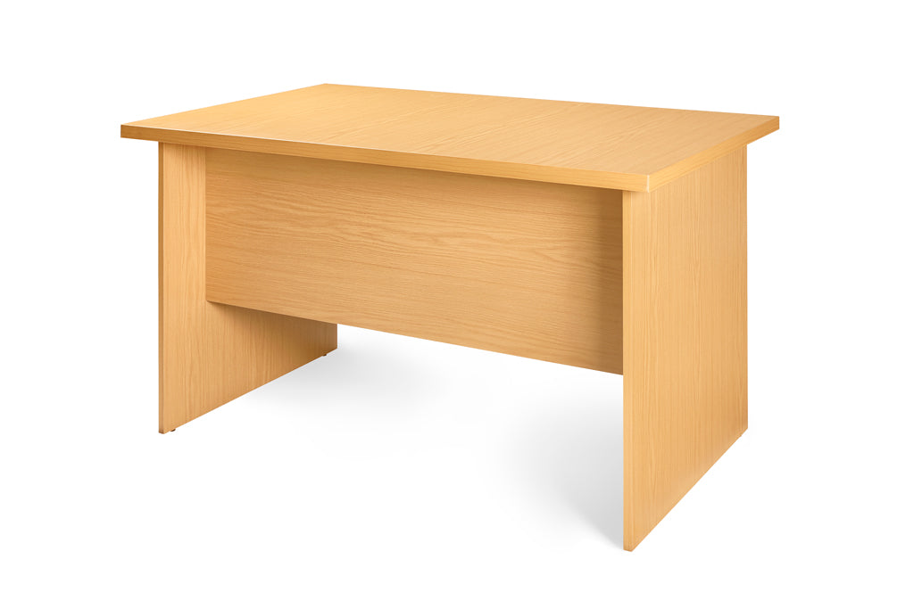 Home & Office Desk 1600x750mm with cable hole,Natural Oak