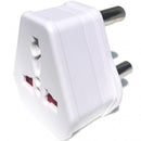 White universal travel plug adapter for international visitors to SA used to convert international power plugs-2
