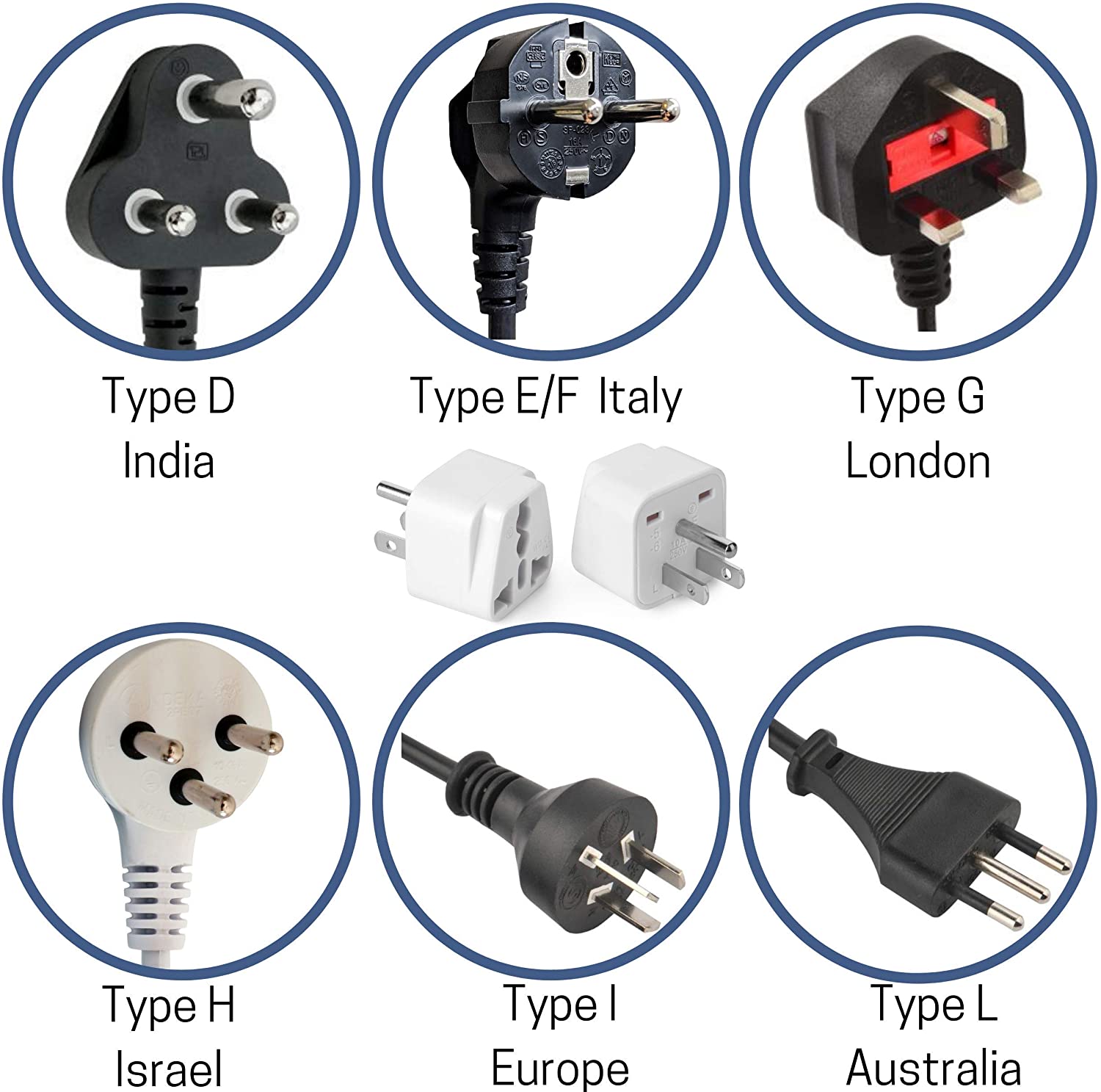white travel adapter, white wall plug, international travel adaptor, multifunction adaptor