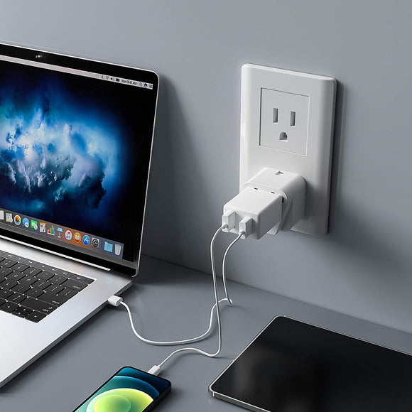 white travel adapter, white wall plug, international travel adaptor, multifunction adaptor