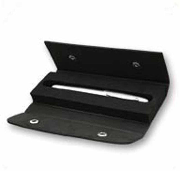 Black single snap closure eva box