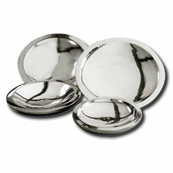 Aluminium double wall round server x-large, Table - Presence