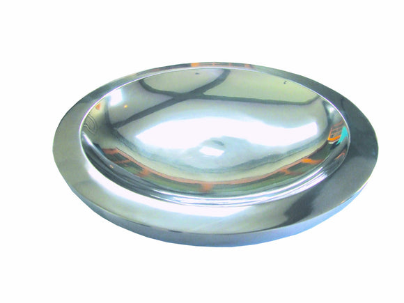 Aluminium double wall round server (small), Table - Presence