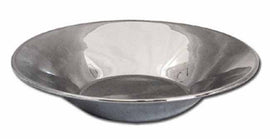 Nickel plated brass round bowl 'classic' (41cm)