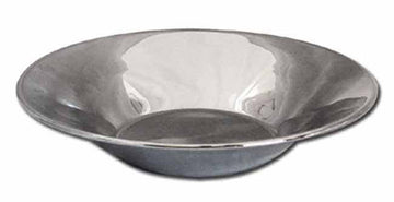Nickel plated brass round bowl 'classic' (41cm)