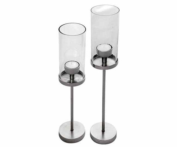 Brass hurricane lamp Large