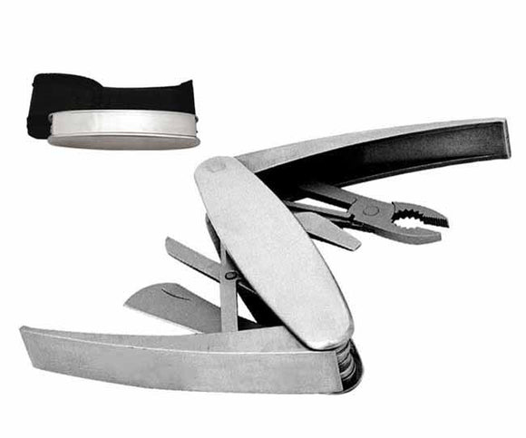 Stainless steel 5-in-1 multi tool (9cm closed)