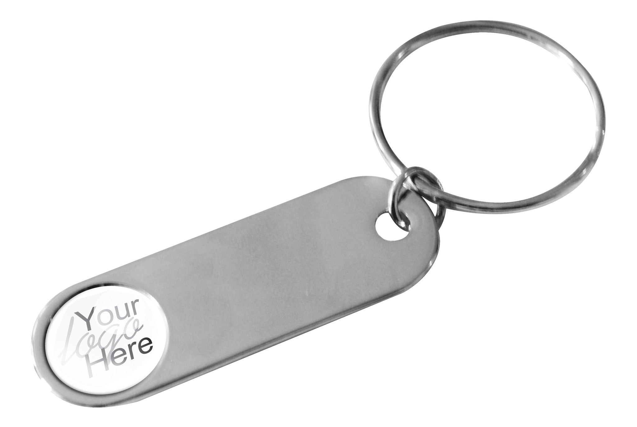 Oval Keyring With Branding Space