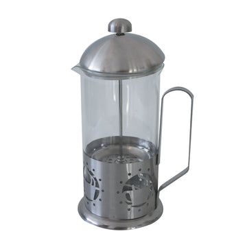 Stainless steel and glass plunger (1L)