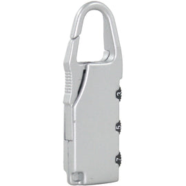 Silver combination lock