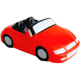 Red and black car PU anti stress ball