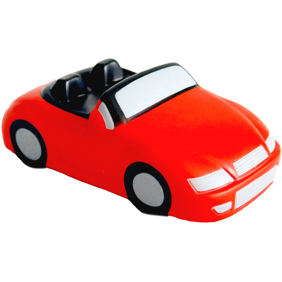 Red and black car PU anti stress ball