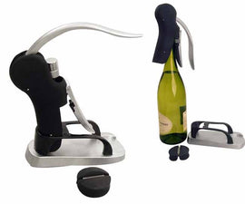 Metal Corkskrew 2-in-1 Deluxe Lever