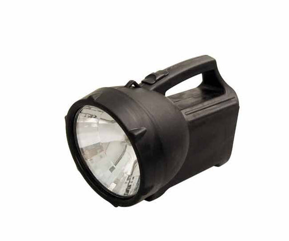 Black large spotlight torch with carry handle (batteries not included), Torches And Lanterns - Presence