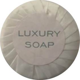 25g Hotel guest soap with label in shrink wrap