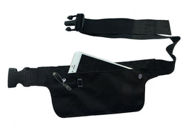 Black waist wallet/running belt and pouch