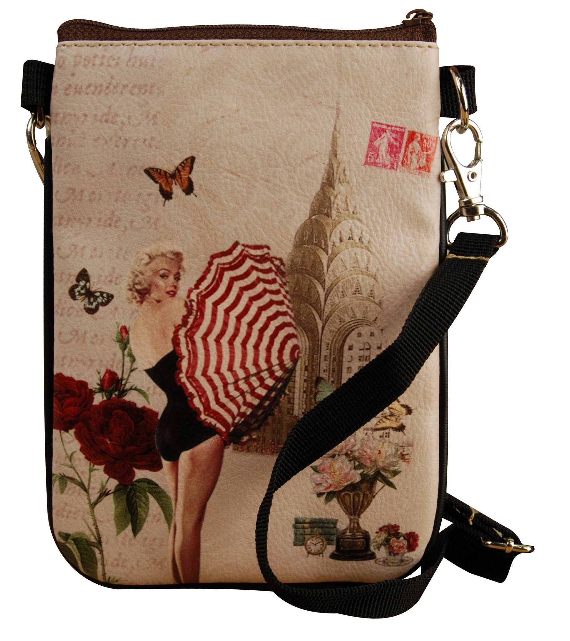 Ladies shoulder bag with strap