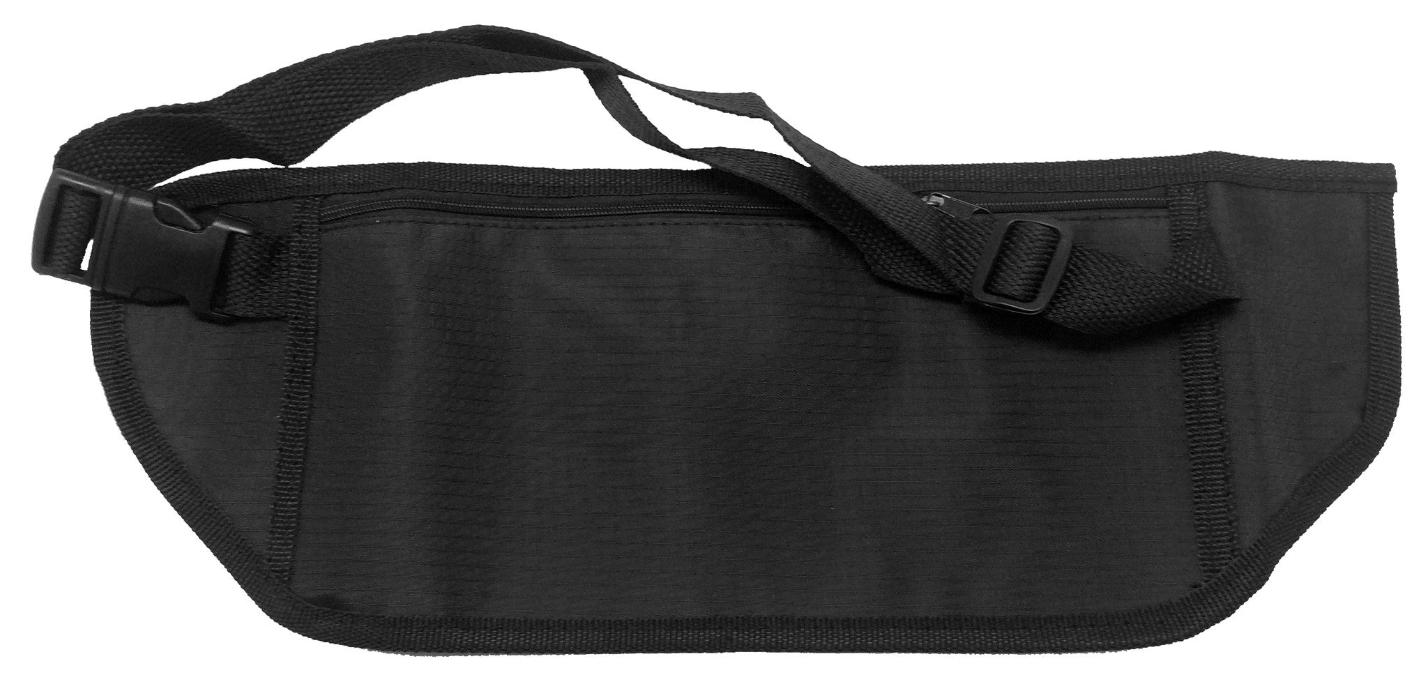 Durable & Elegant Travel Hip Bag with Adjustable Strap - Soft & Flexible Protective Waist Pouch for Men & Women – (Black, 38.5x14cm)