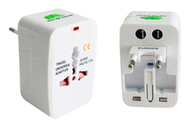 White multi adaptor (for international use)