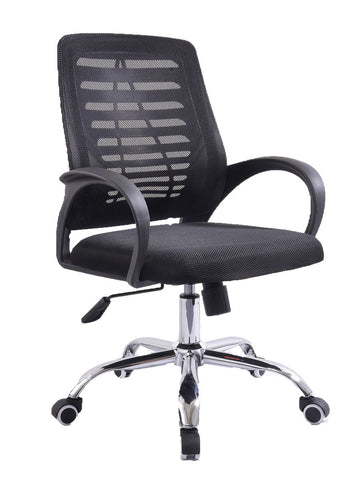 MEXICO MEDIUM BACK MESH OPERATOR CHAIR - BLACK