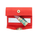 Red Satin Lipstick Case With Mirror-2